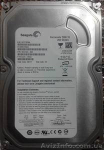 Жесткий диск (не рабочий) Seagate Barracuda ST3250410AS - <ro>Изображение</ro><ru>Изображение</ru> #1, <ru>Объявление</ru> #1552202