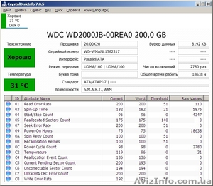 Жесткий диск WDC WD2000JB-00REA0 - <ro>Изображение</ro><ru>Изображение</ru> #5, <ru>Объявление</ru> #1557415