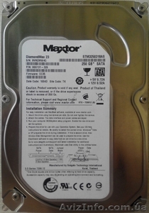 Жесткий диск Maxtor STM3250318AS - <ro>Изображение</ro><ru>Изображение</ru> #1, <ru>Объявление</ru> #1577613