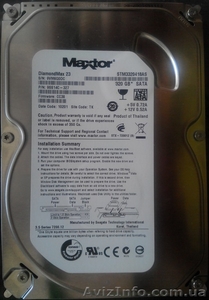 Жесткий диск (не рабочий) Maxtor STM3320418AS - <ro>Изображение</ro><ru>Изображение</ru> #1, <ru>Объявление</ru> #1580037