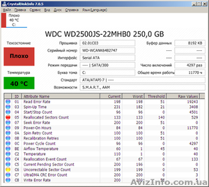 Жесткий диск (не рабочий) WDC WD2500JS-22MHB0 - <ro>Изображение</ro><ru>Изображение</ru> #5, <ru>Объявление</ru> #1566390
