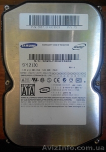 Жесткий диск (не рабочий) Samsung SP1213C - <ro>Изображение</ro><ru>Изображение</ru> #1, <ru>Объявление</ru> #1583556