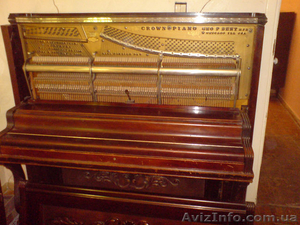 Продам антикварное американское вертикальное пианино Crown конца 19 века. - <ro>Изображение</ro><ru>Изображение</ru> #2, <ru>Объявление</ru> #1624159