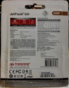 Флешка Transcend JetFlash 620 (TS32GJF620) - <ro>Изображение</ro><ru>Изображение</ru> #1, <ru>Объявление</ru> #1633161