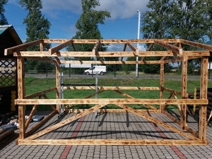 беседка деревянная 3х3 метра готовая - <ro>Изображение</ro><ru>Изображение</ru> #2, <ru>Объявление</ru> #1655843
