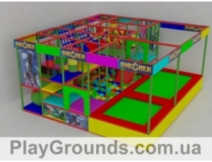  Детские игровые лабиринты для помещений.