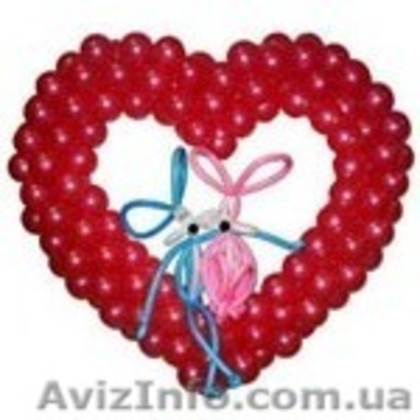 Оформление свадеб, дней рождения воздушными шарами - <ro>Изображение</ro><ru>Изображение</ru> #3, <ru>Объявление</ru> #19196