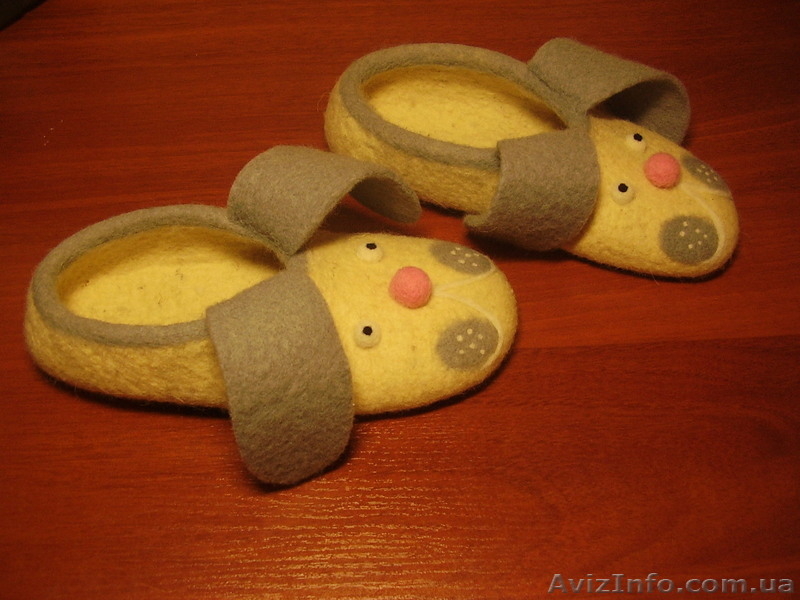 Продам валяные тапочки - <ro>Изображение</ro><ru>Изображение</ru> #1, <ru>Объявление</ru> #108465
