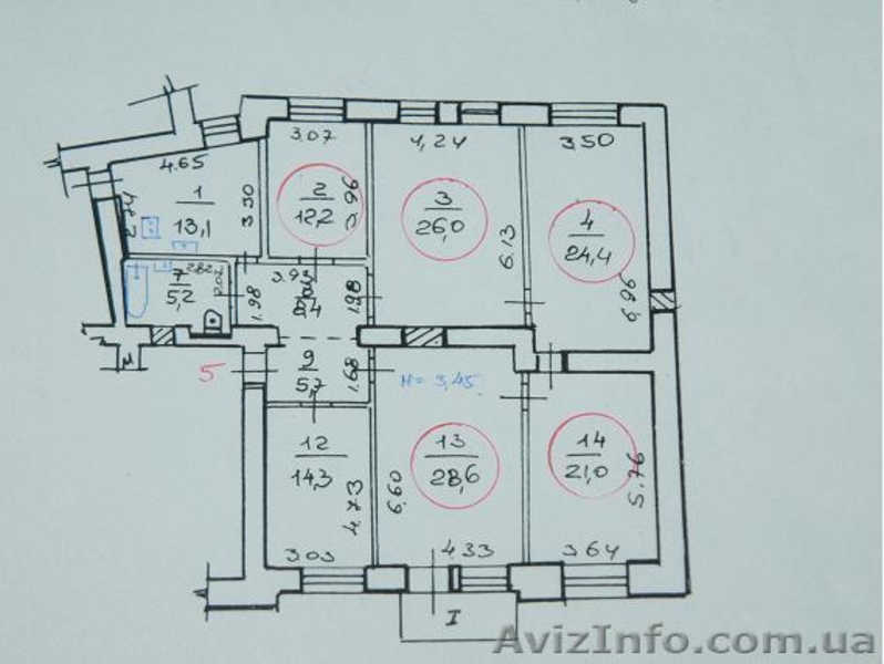 Продам 6 ти комнатную квартиру в центре срочно - <ro>Изображение</ro><ru>Изображение</ru> #1, <ru>Объявление</ru> #174443