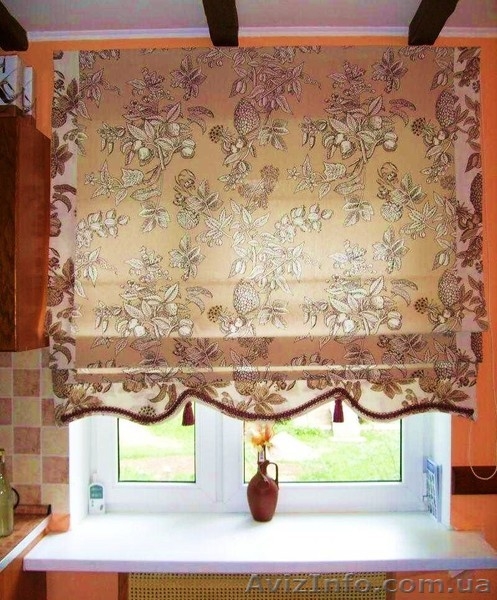 Пошив штор, интерьерноготекстиля. Карнизы. Рулонные шторы.Ткани.Декор. - <ro>Изображение</ro><ru>Изображение</ru> #9, <ru>Объявление</ru> #171875