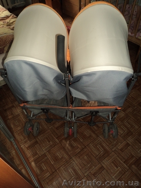 Прогулочная коляска для двойни - <ro>Изображение</ro><ru>Изображение</ru> #3, <ru>Объявление</ru> #265619