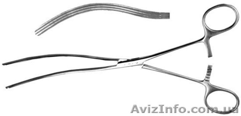 З-40-1 Зажим кишечный эластичный д/взрослых прямой, 240 мм - <ro>Изображение</ro><ru>Изображение</ru> #2, <ru>Объявление</ru> #261264