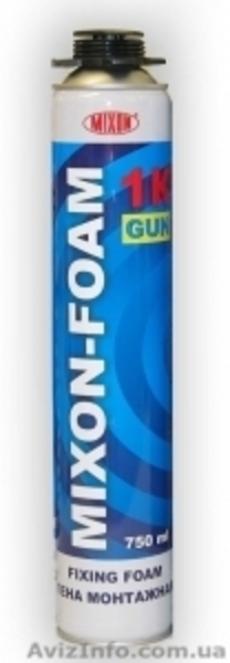 Монтажная пена MIXON-FOAM 1K 750мл - <ro>Изображение</ro><ru>Изображение</ru> #2, <ru>Объявление</ru> #395138