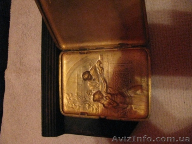 Портсигар 1906 года, Серебро, клеймо Мк, вес 260 гр. - <ro>Изображение</ro><ru>Изображение</ru> #4, <ru>Объявление</ru> #413672