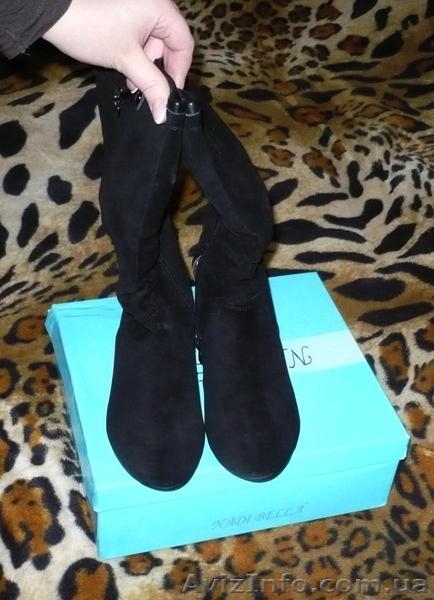 Замшевые зимние сапоги новые р.40 - <ro>Изображение</ro><ru>Изображение</ru> #3, <ru>Объявление</ru> #450677