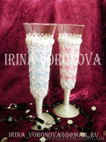 Авторские бокалы ручной работы - <ro>Изображение</ro><ru>Изображение</ru> #4, <ru>Объявление</ru> #451152