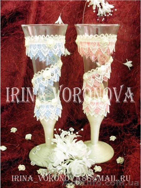 Авторские бокалы ручной работы - <ro>Изображение</ro><ru>Изображение</ru> #6, <ru>Объявление</ru> #451152