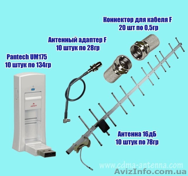  Комплекты для CDMA : Адаптер + модем + Антенна 16dB. ОПТОМ  - <ro>Изображение</ro><ru>Изображение</ru> #5, <ru>Объявление</ru> #547362