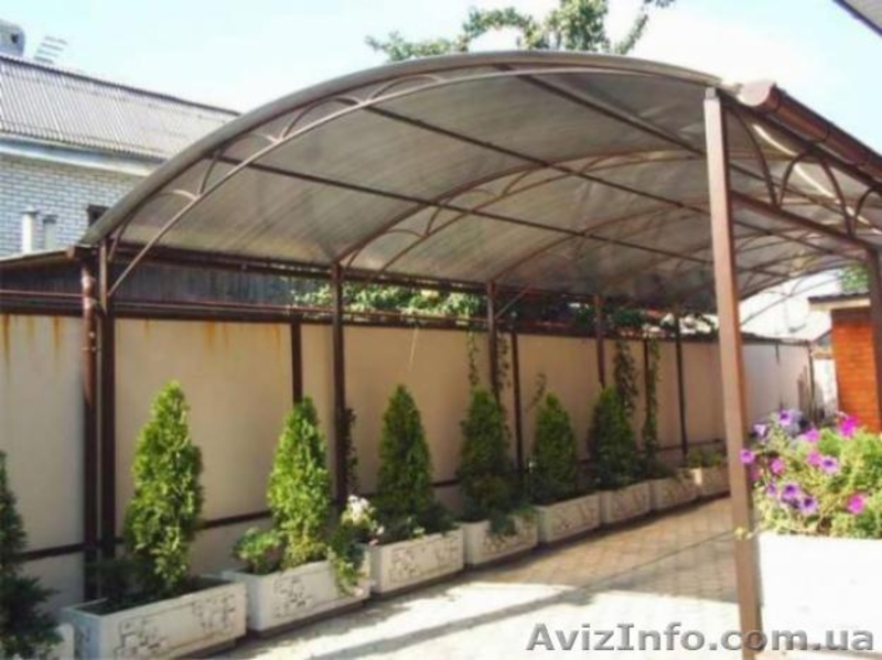 Навесы: автомобильные, дворовые. - <ro>Изображение</ro><ru>Изображение</ru> #8, <ru>Объявление</ru> #343052