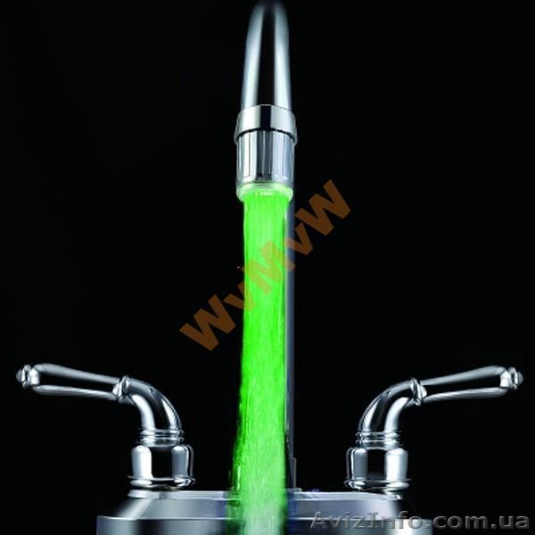 Насадка на кран термо подсветка воды БЕЗ БАТАРЕЕК - <ro>Изображение</ro><ru>Изображение</ru> #4, <ru>Объявление</ru> #619244