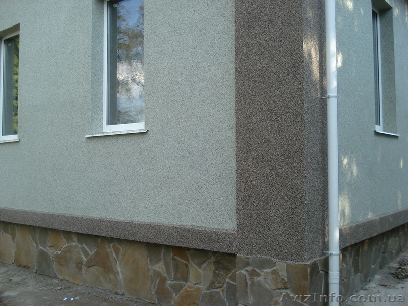 Нанесение мозаичной штукатурки из натурального камня. - <ro>Изображение</ro><ru>Изображение</ru> #1, <ru>Объявление</ru> #617092