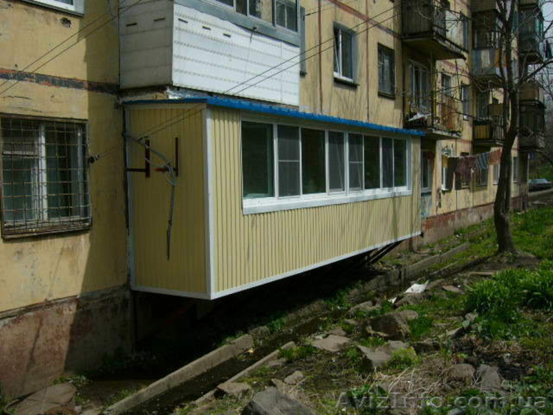 Балконы под ключ: металлокаркас, расширение, остекление, наружная отде - <ro>Изображение</ro><ru>Изображение</ru> #3, <ru>Объявление</ru> #343067