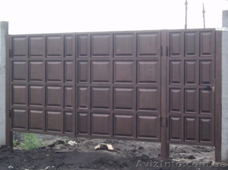 Ворота гаражные, въездные, распашные, откатные, секционные. - <ro>Изображение</ro><ru>Изображение</ru> #4, <ru>Объявление</ru> #343039