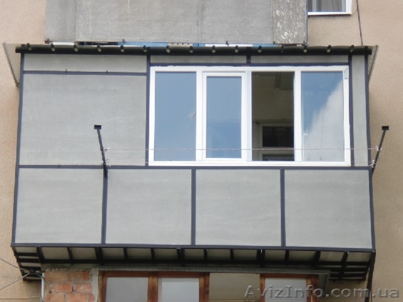 Балконы под ключ: металлокаркас, расширение, остекление, наружная отде - <ro>Изображение</ro><ru>Изображение</ru> #6, <ru>Объявление</ru> #343067