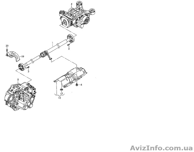 Карданный вал для VW Tiguan с 2008 г.в: 5N0521101E - <ro>Изображение</ro><ru>Изображение</ru> #3, <ru>Объявление</ru> #726102