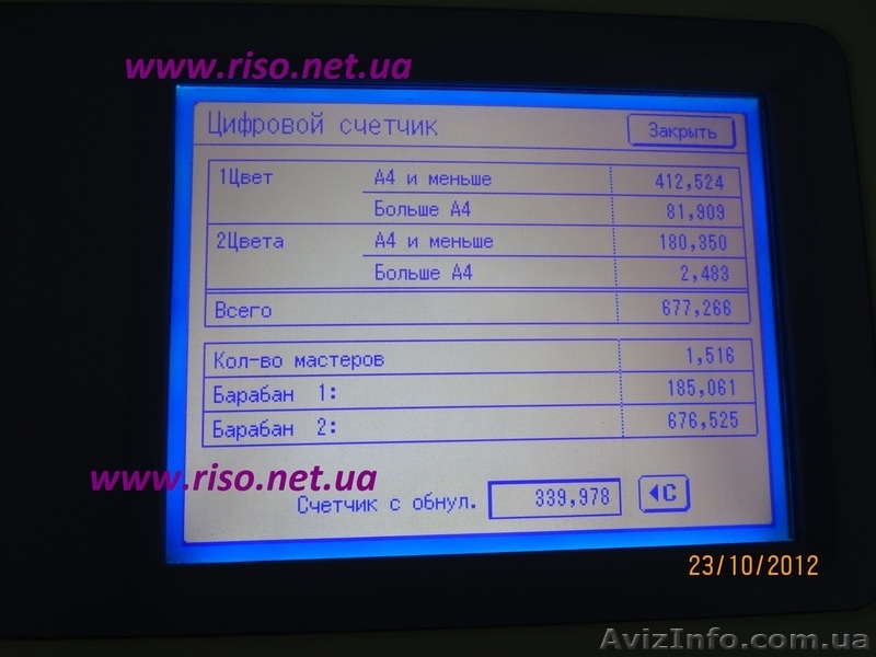 Продам ризограф RisoMZ 770 - <ro>Изображение</ro><ru>Изображение</ru> #5, <ru>Объявление</ru> #777925