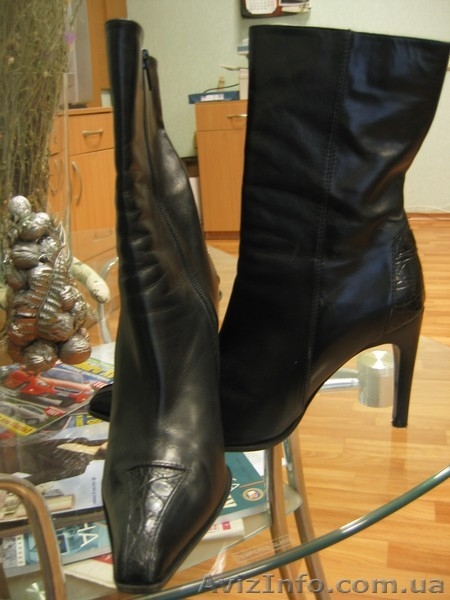 ПРОДАМ сапоги демисезонные 39 р-р (Италия)  - <ro>Изображение</ro><ru>Изображение</ru> #3, <ru>Объявление</ru> #800709