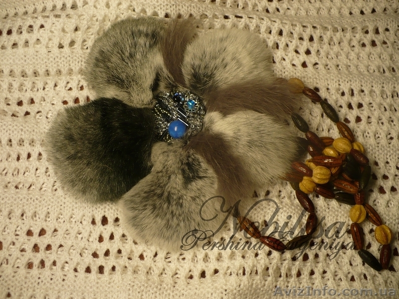 Предлагаю цветы из кожи и меха,авторскую бижутерию. - <ro>Изображение</ro><ru>Изображение</ru> #3, <ru>Объявление</ru> #830609