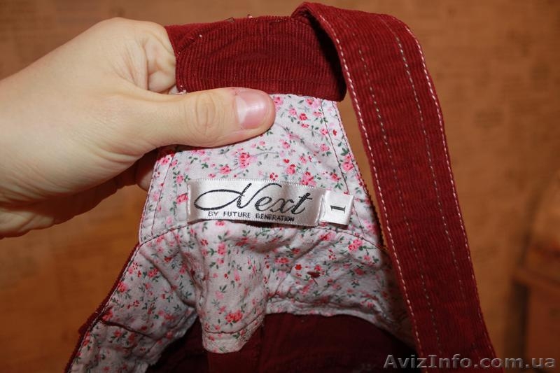 Новый джинсовый вельветовый срафан на 1 год. Фирма NEXT. - <ro>Изображение</ro><ru>Изображение</ru> #3, <ru>Объявление</ru> #839624