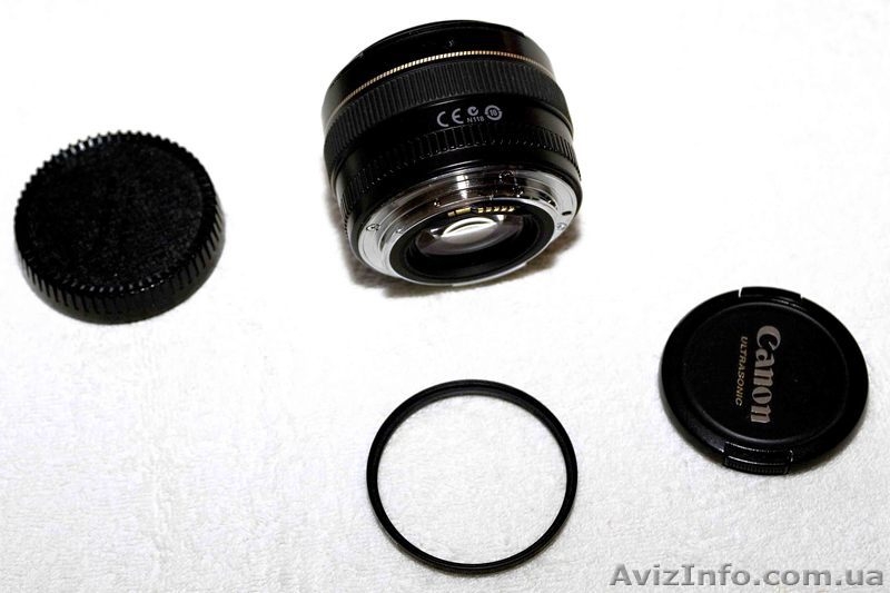 Продам объектив Canon EF 50mm f/1,4 с UV светофильтром Marumi  WIDE MC - <ro>Изображение</ro><ru>Изображение</ru> #2, <ru>Объявление</ru> #840491