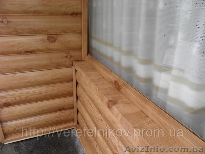 Сайдинг металлический. "Бревно" (металлосайдинг) Блок - хаус. Харьков.  - <ro>Изображение</ro><ru>Изображение</ru> #3, <ru>Объявление</ru> #862162