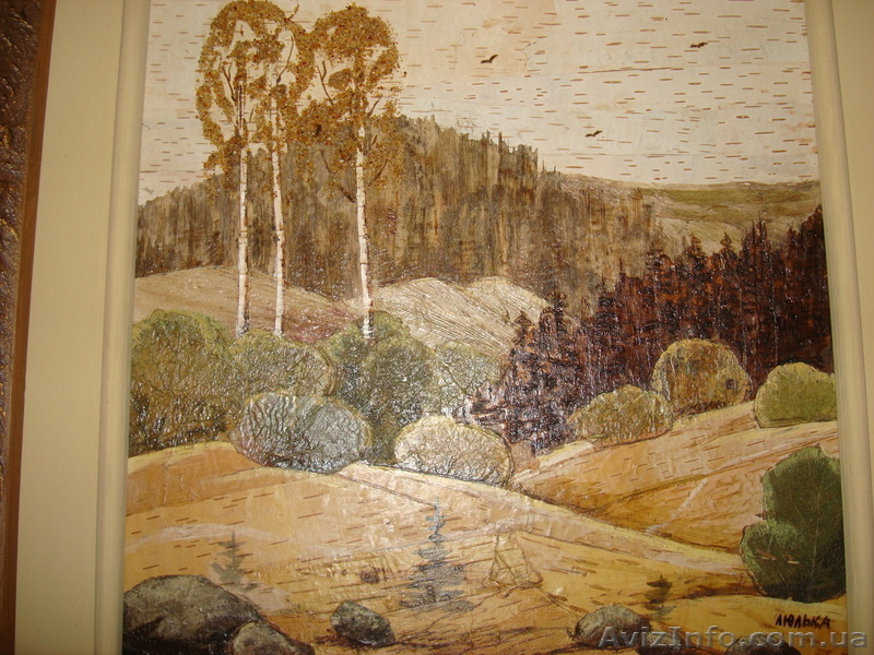 Картины без краски - на березовой коре. - <ro>Изображение</ro><ru>Изображение</ru> #4, <ru>Объявление</ru> #910656