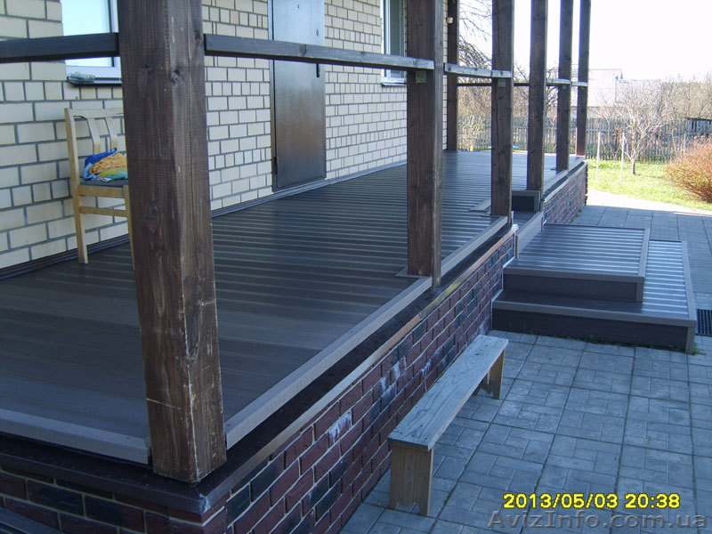 Террасная доска (декинг)из композитного материала - <ro>Изображение</ro><ru>Изображение</ru> #2, <ru>Объявление</ru> #877701