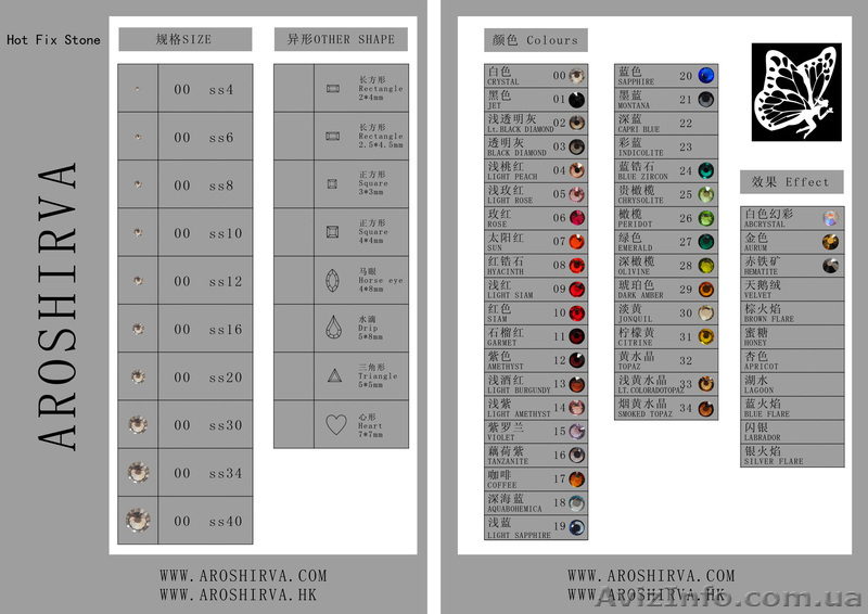 Продам термоклеевые стразы производства Aroshirva (Гонконг) - <ro>Изображение</ro><ru>Изображение</ru> #6, <ru>Объявление</ru> #928421