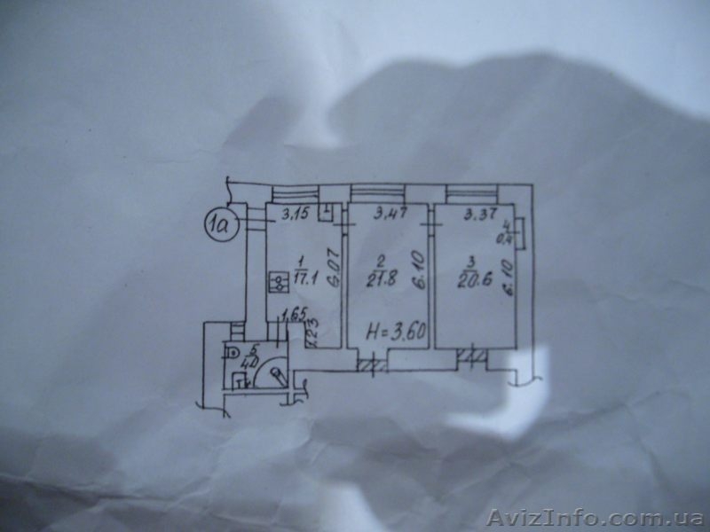 Эксклюзивно Продам 2к сталинку, 64/22/21/17, 100% Ж/Б - <ro>Изображение</ro><ru>Изображение</ru> #1, <ru>Объявление</ru> #937035