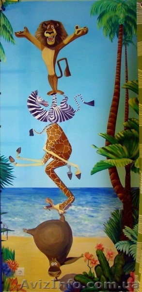 Художественная роспись стен в интерьере. Дизайн интерьеров. - <ro>Изображение</ro><ru>Изображение</ru> #4, <ru>Объявление</ru> #949867