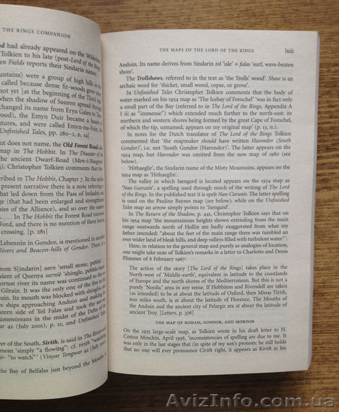 The Lord of the Rings, a Reader's Companion (ком. к Властелину колец) - <ro>Изображение</ro><ru>Изображение</ru> #3, <ru>Объявление</ru> #987730
