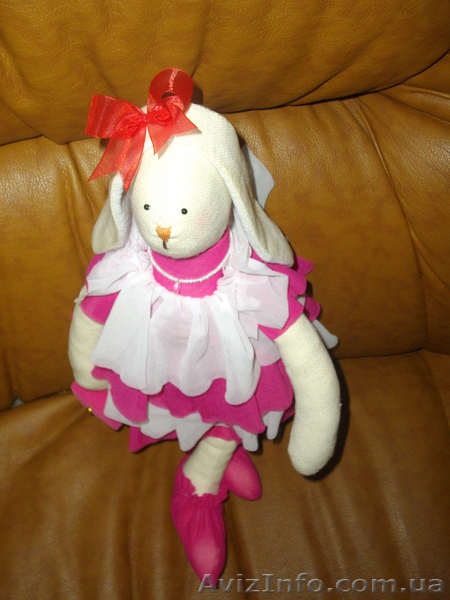 Зайка тильда ручной работы - <ro>Изображение</ro><ru>Изображение</ru> #6, <ru>Объявление</ru> #1009376