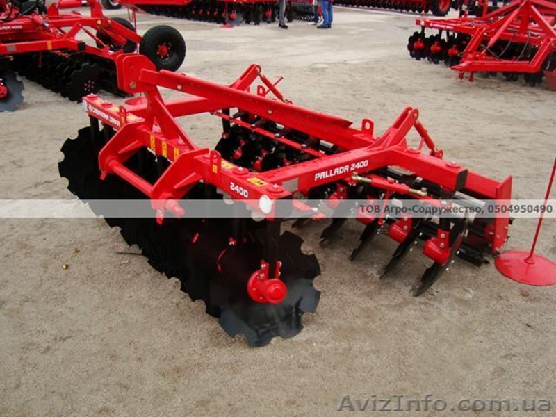 Борона дисковая Паллада 2,4 метра с изогнутой индивидуальной стойкой - <ro>Изображение</ro><ru>Изображение</ru> #2, <ru>Объявление</ru> #1017188