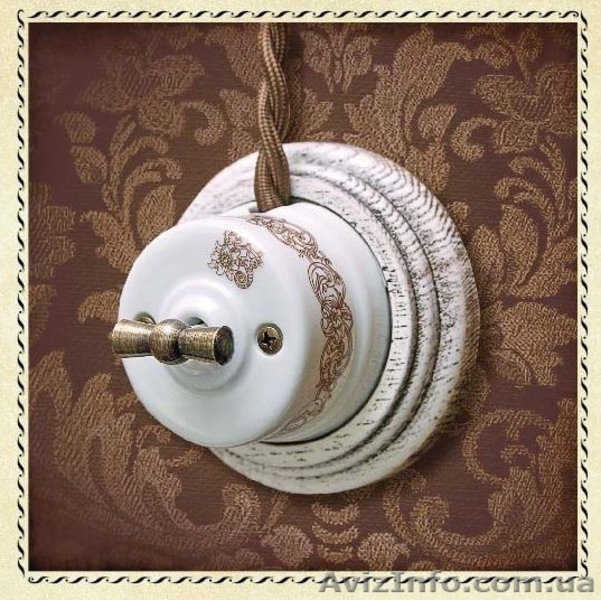 Электрика ретро Salvador, для внутреннего и наружного монтажа - <ro>Изображение</ro><ru>Изображение</ru> #3, <ru>Объявление</ru> #1036294