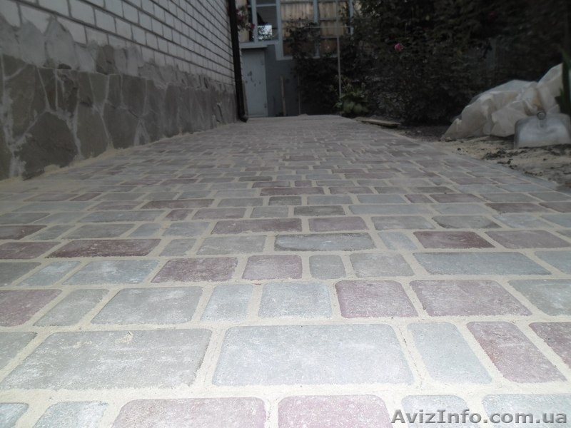 Укладка тротуарной плитки, песчаника - <ro>Изображение</ro><ru>Изображение</ru> #1, <ru>Объявление</ru> #688979