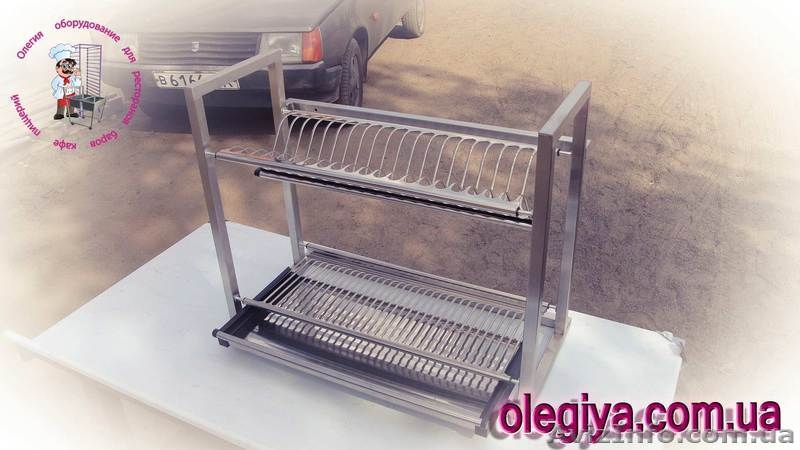 Полка и стеллаж из нержавеющей стали для сушки посуды - <ro>Изображение</ro><ru>Изображение</ru> #3, <ru>Объявление</ru> #1086522