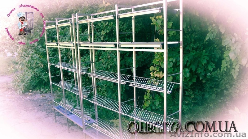 Полка и стеллаж из нержавеющей стали для сушки посуды - <ro>Изображение</ro><ru>Изображение</ru> #2, <ru>Объявление</ru> #1086522