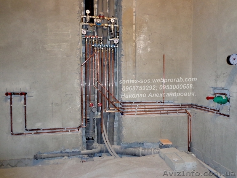 Монтаж коллекторной(лучевой) разводки медного водопровода. Харьков. - <ro>Изображение</ro><ru>Изображение</ru> #3, <ru>Объявление</ru> #1112020