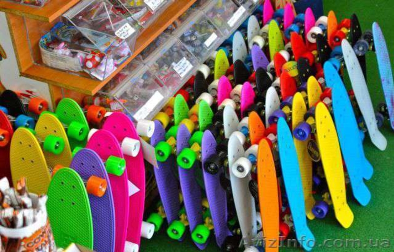 Пени борд фиолетовый с зелеными колесами - <ro>Изображение</ro><ru>Изображение</ru> #3, <ru>Объявление</ru> #1246934