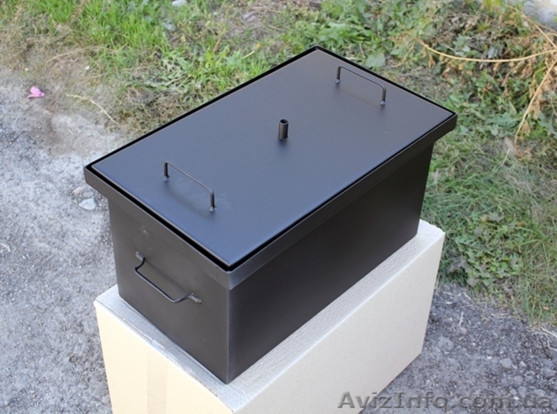 Коптильня с гидрозатвором большая (окрашенная термостойкой краской) - <ro>Изображение</ro><ru>Изображение</ru> #3, <ru>Объявление</ru> #1276204